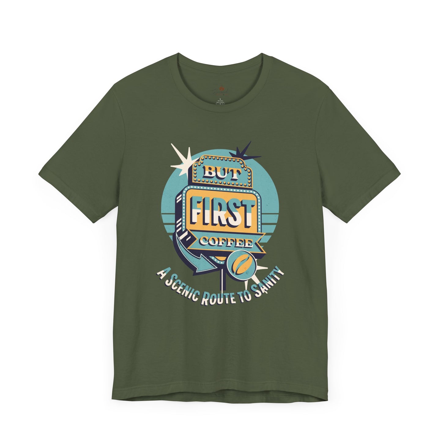 But First Coffee - A Scenic Route To Sanity T-Shirt