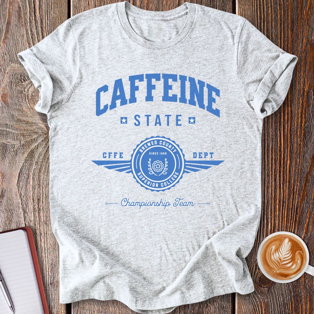 Caffeine State Varsity T-Shirt