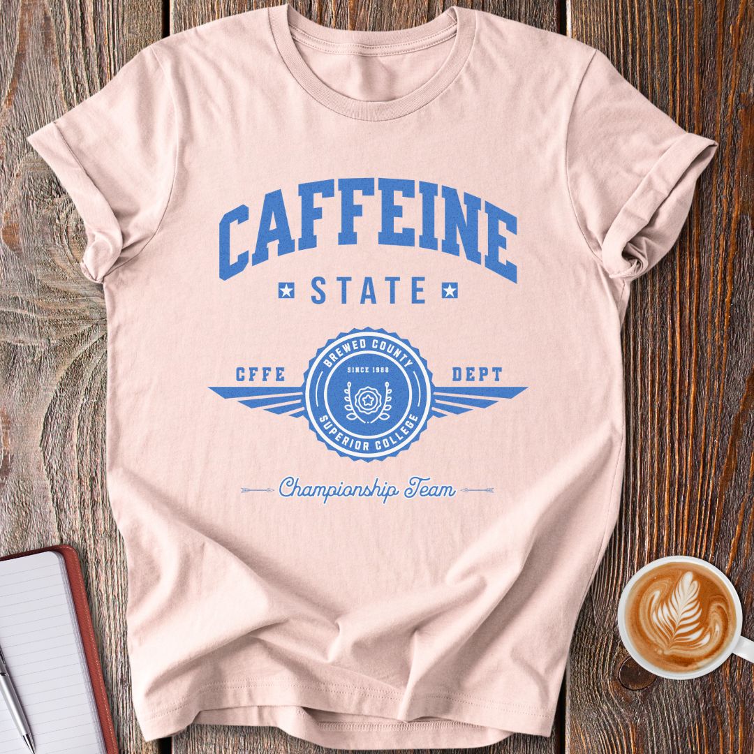 Caffeine State Varsity T-Shirt