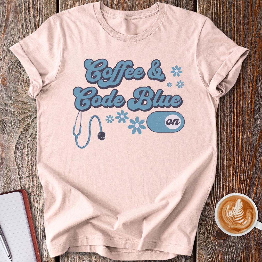 Coffee & Code Blue T-Shirt