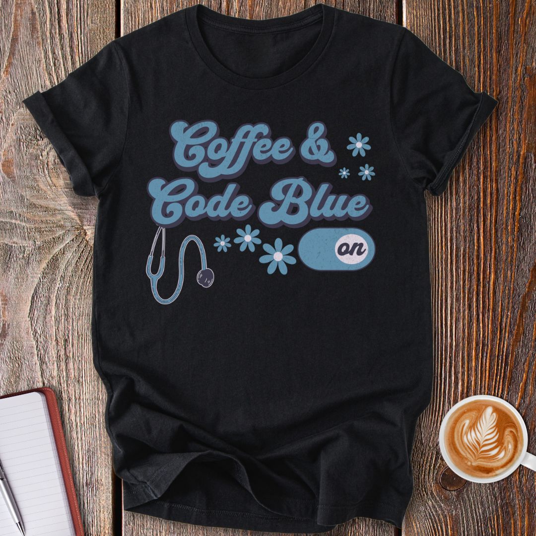 Coffee & Code Blue T-Shirt