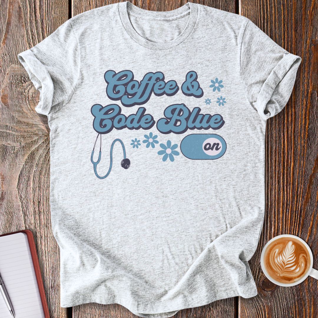 Coffee & Code Blue T-Shirt