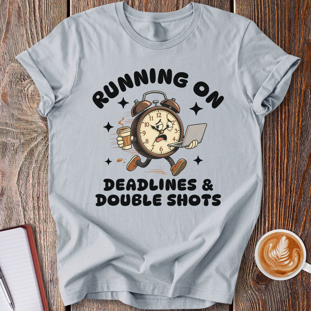 Deadlines & Double Shots T-Shirt