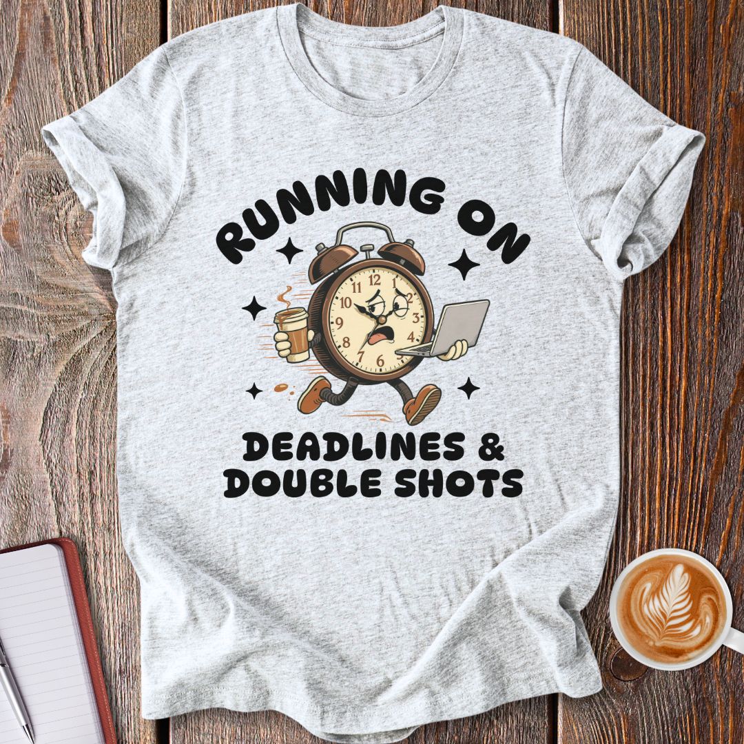 Deadlines & Double Shots T-Shirt