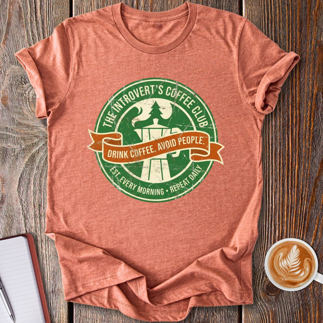 Introvert Coffee Club T-Shirt