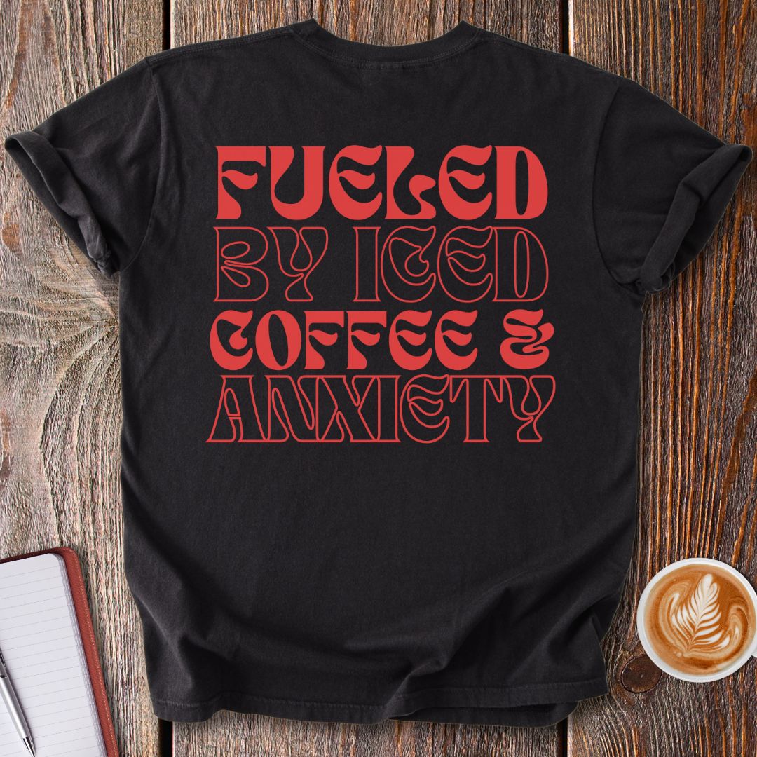 Iced Coffee & Anxiety Vintage T-Shirt