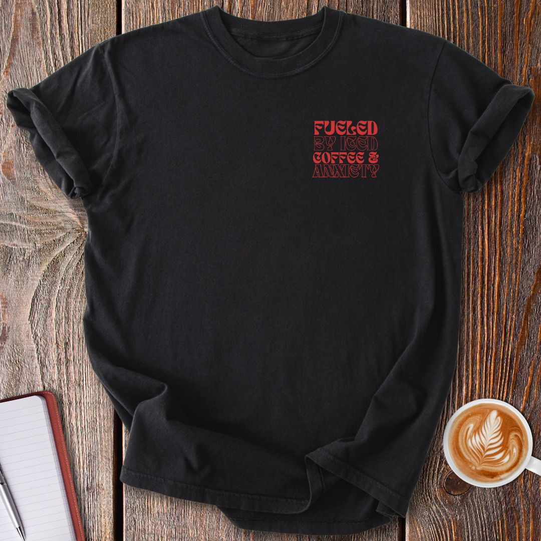 Iced Coffee & Anxiety Vintage T-Shirt