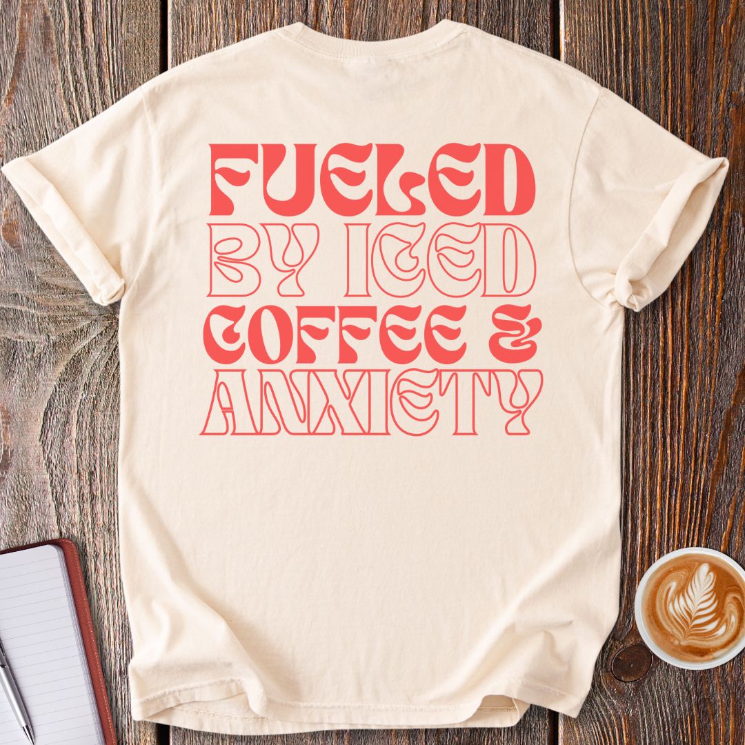 Iced Coffee & Anxiety Vintage T-Shirt