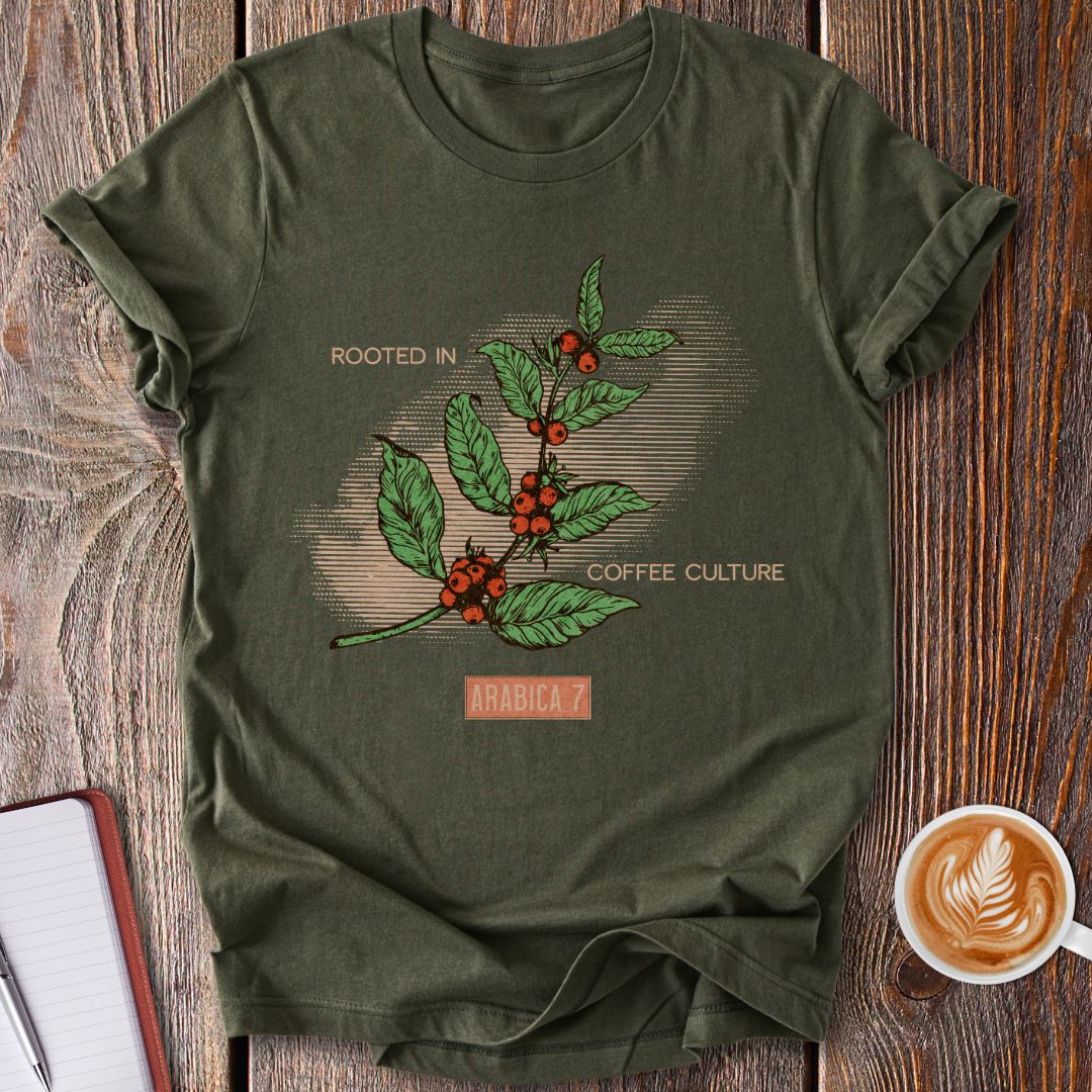 Rooted In Coffee Culture T-Shirt
