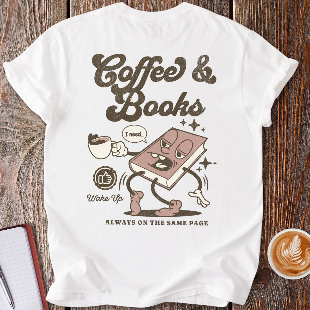 Coffee & Books T-Shirt