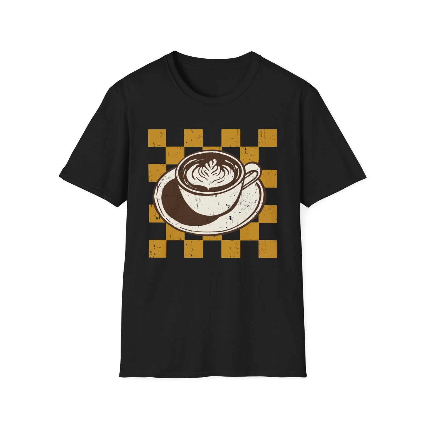 Retro Latte Art T-Shirt