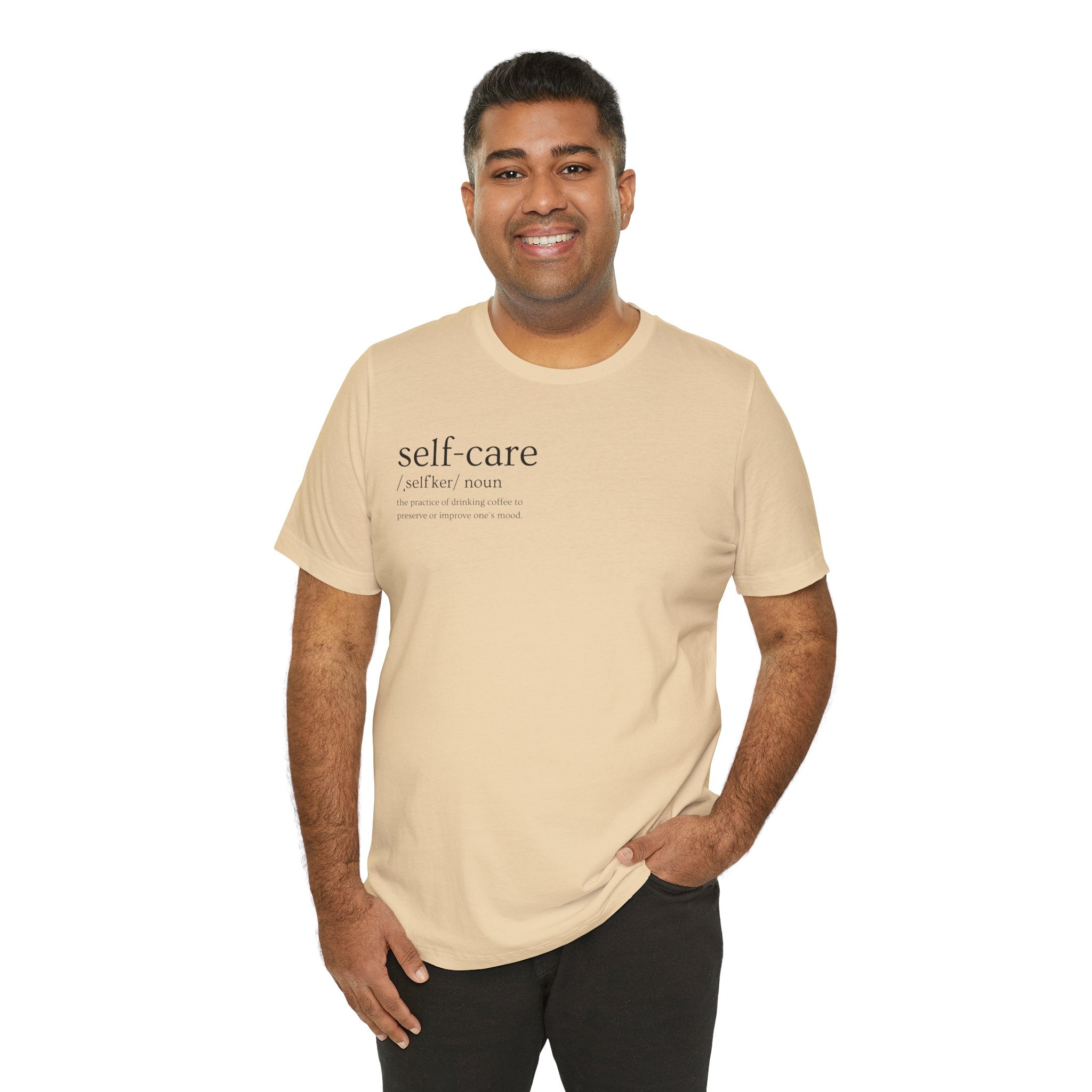 Self-Care with Coffee T-Shirt [FUNNY MINDFULNESS]