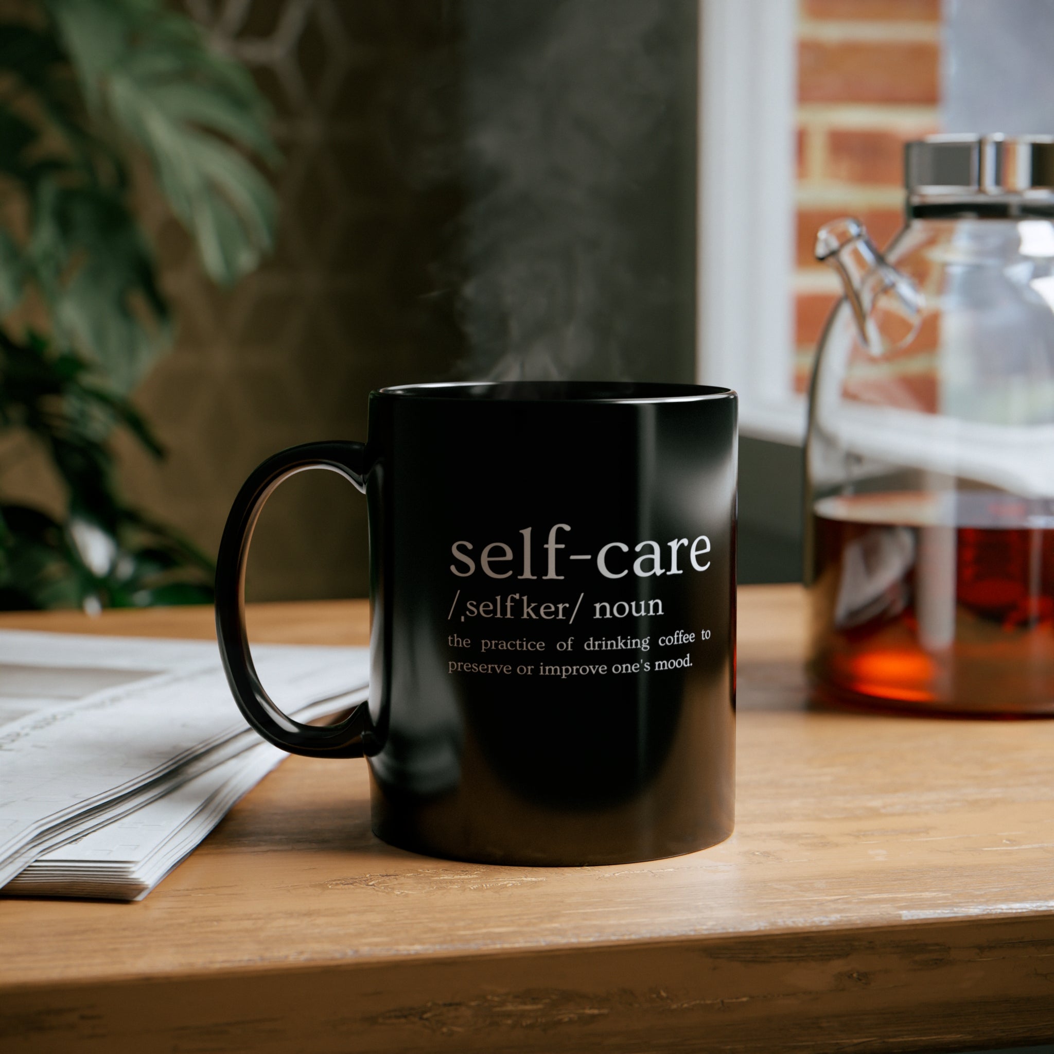 Self-Care with Coffee Mug [FUNNY MINDFULNESS]