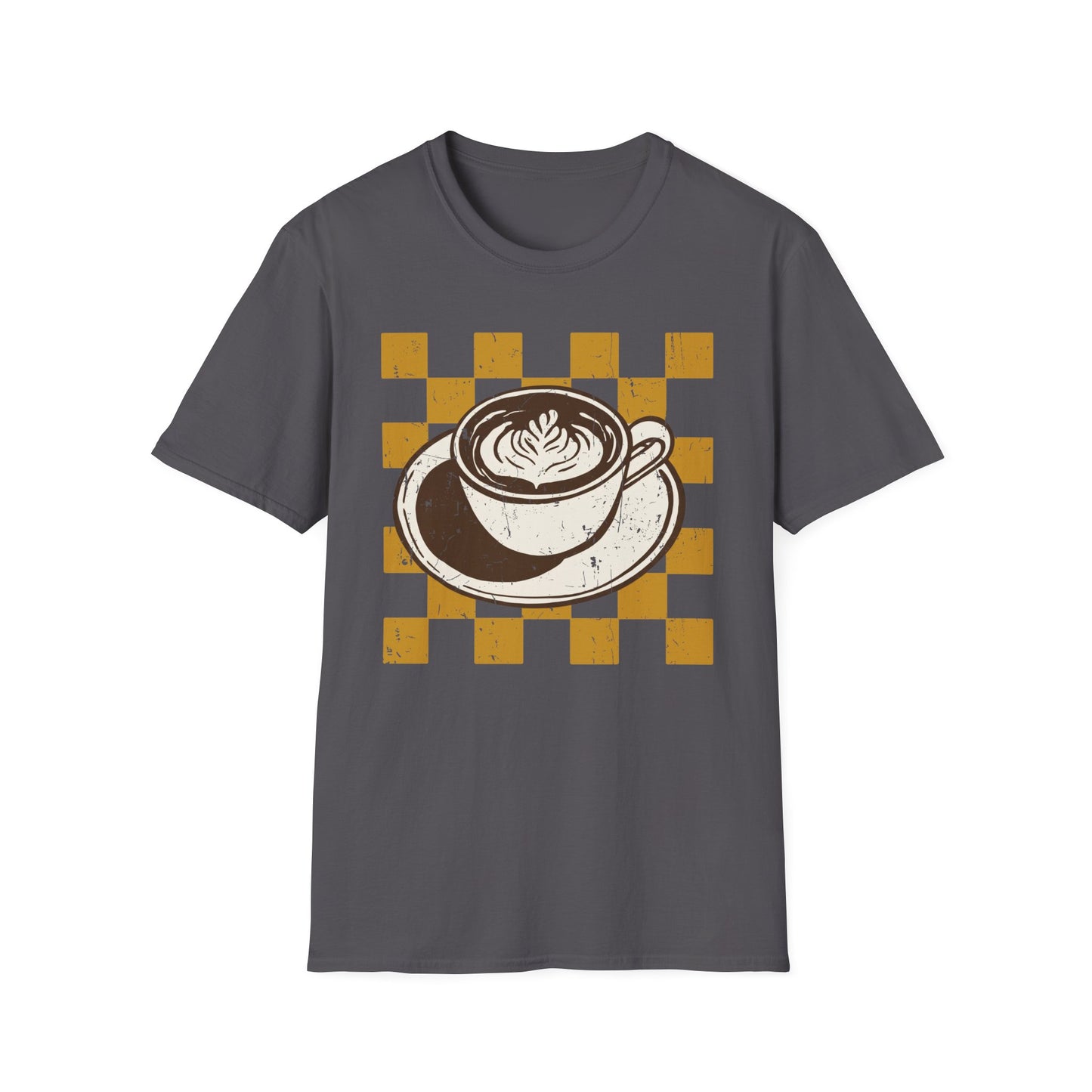 Retro Latte Art T-Shirt