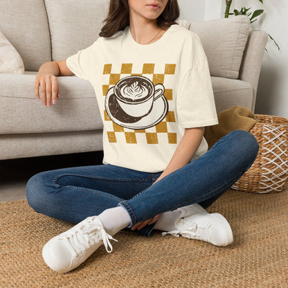 Retro Latte Art T-Shirt