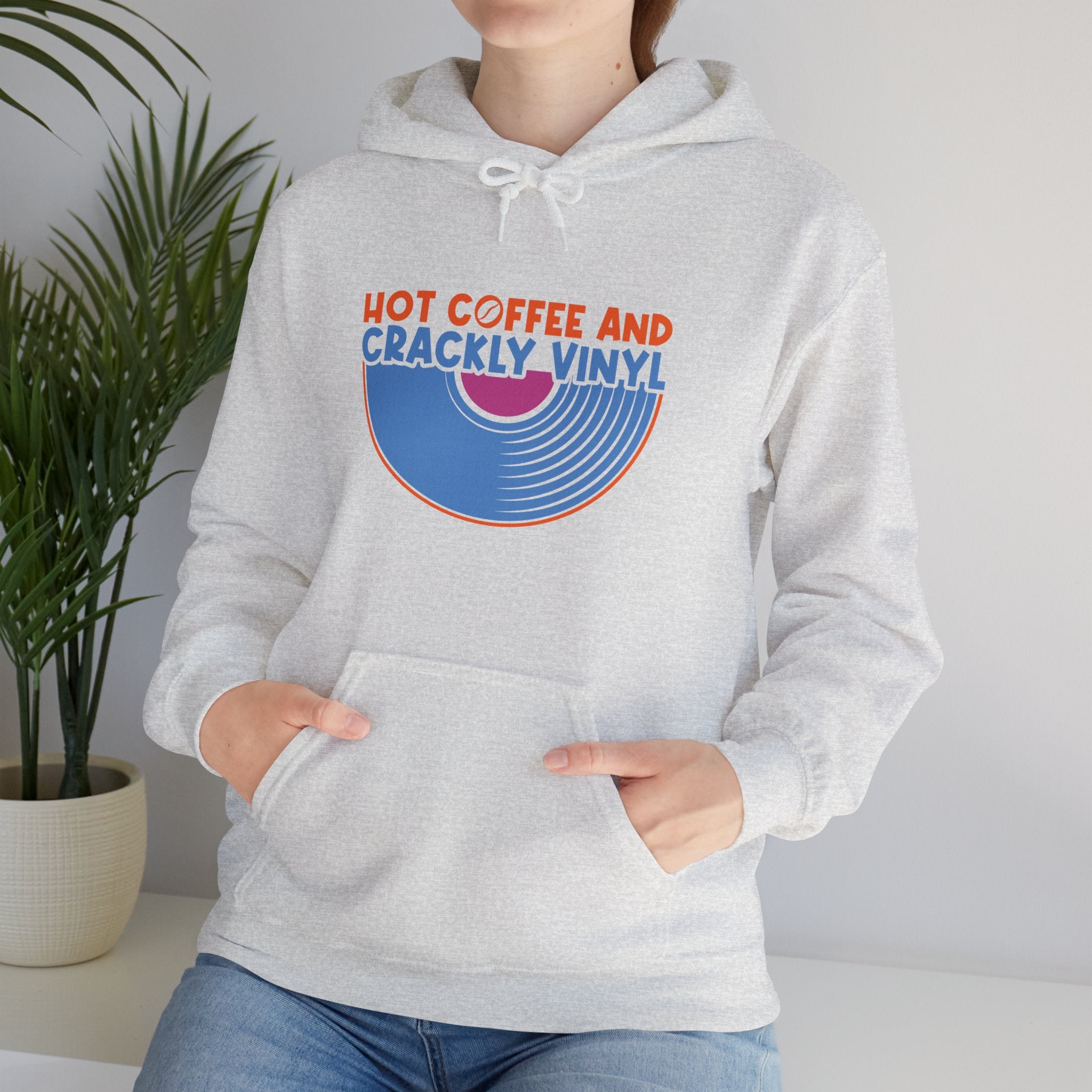Hot Coffee & Crackly Vinyl Hoodie [ONE FOR THE MUSIC HEADS]
