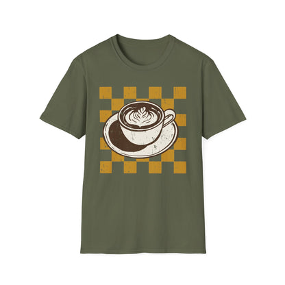 Retro Latte Art T-Shirt