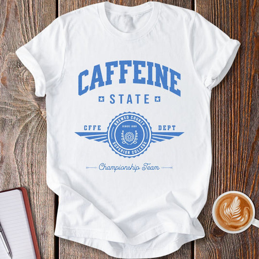 Caffeine State Varsity T-Shirt