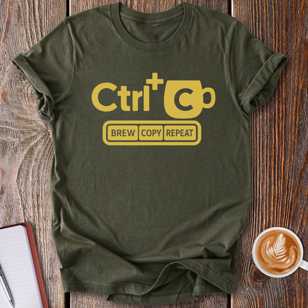 Ctrl + Coffee T-Shirt