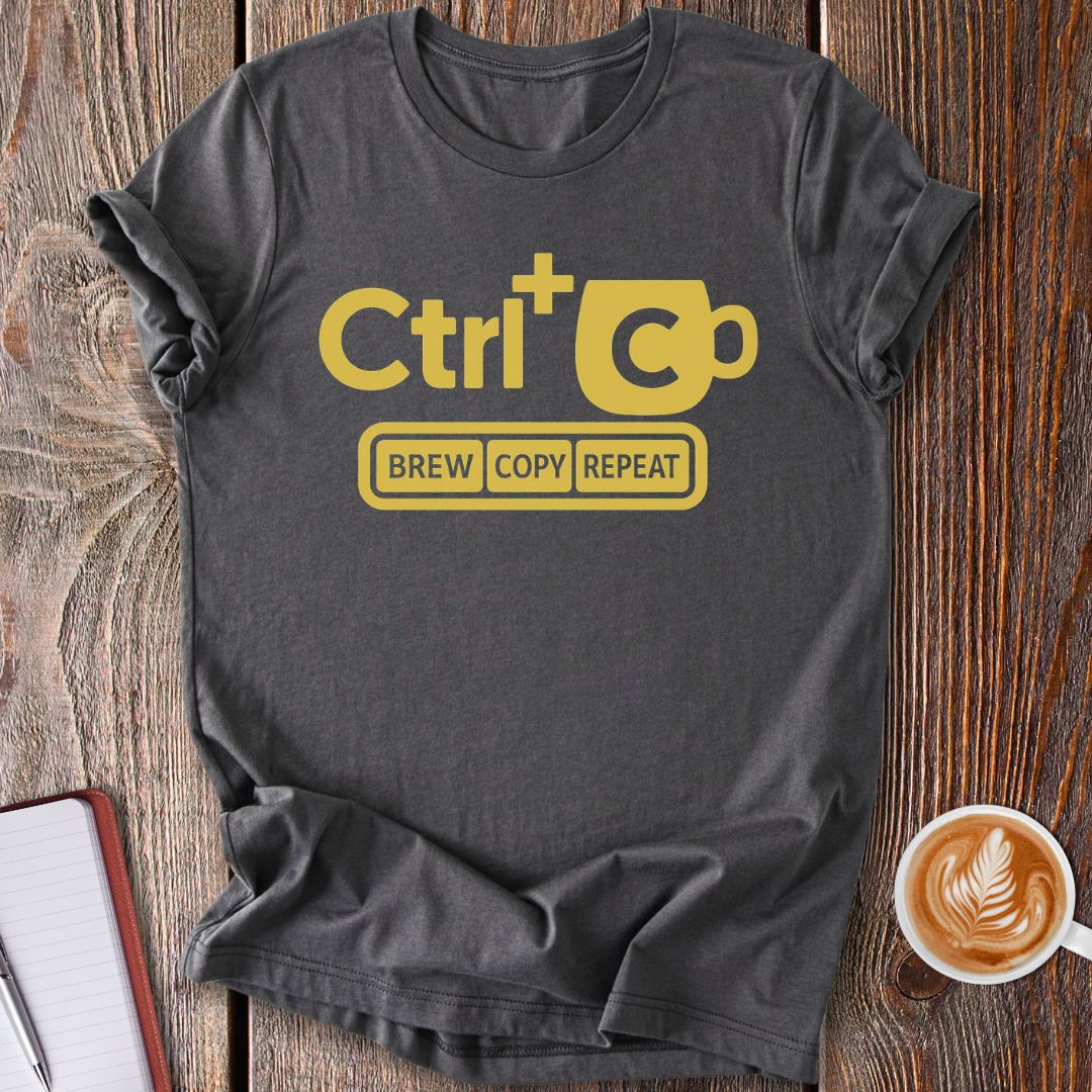 Ctrl + Coffee T-Shirt