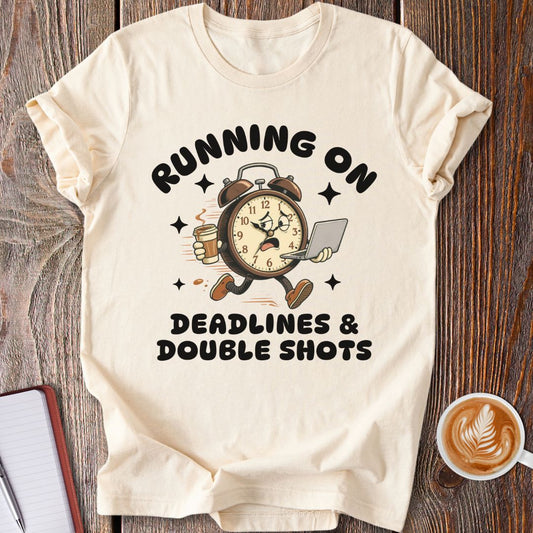 Deadlines & Double Shots T-Shirt