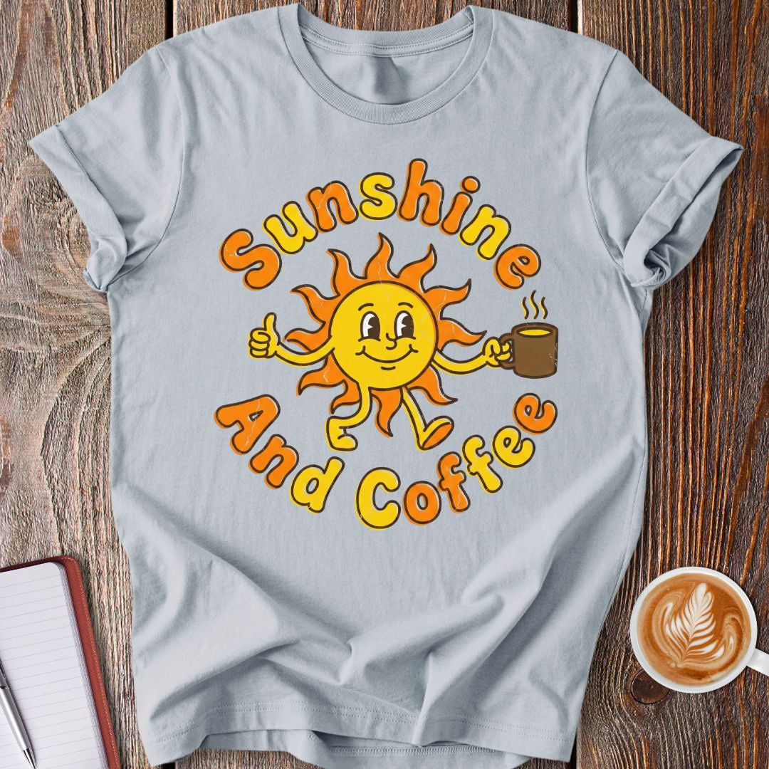 Retro Sunshine & Coffee T-Shirt