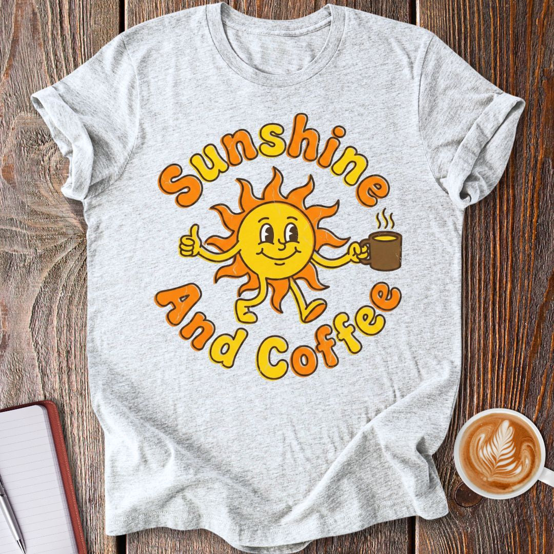 Retro Sunshine & Coffee T-Shirt