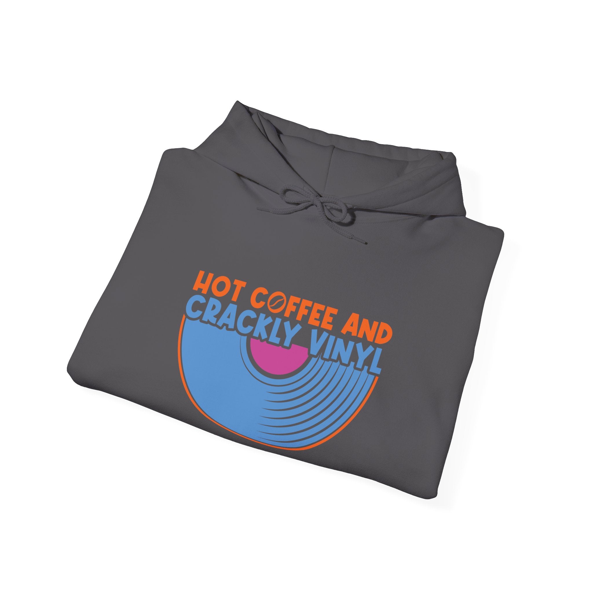 Hot Coffee & Crackly Vinyl Hoodie [ONE FOR THE MUSIC HEADS]