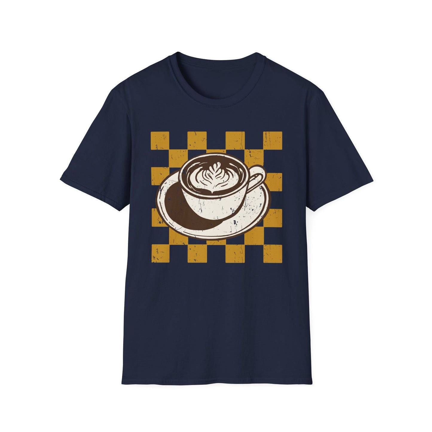 Retro Latte Art T-Shirt