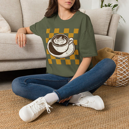 Retro Latte Art T-Shirt