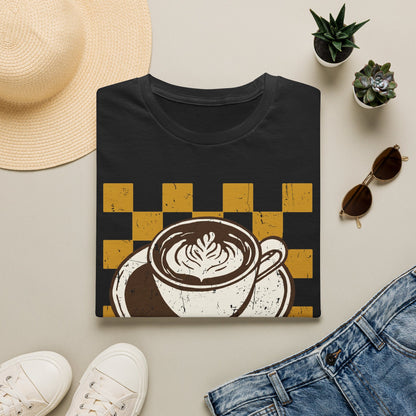 Retro Latte Art T-Shirt