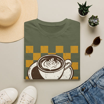 Retro Latte Art T-Shirt