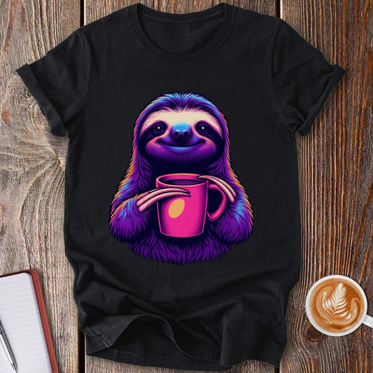 Synthwave Sloth T-Shirt
