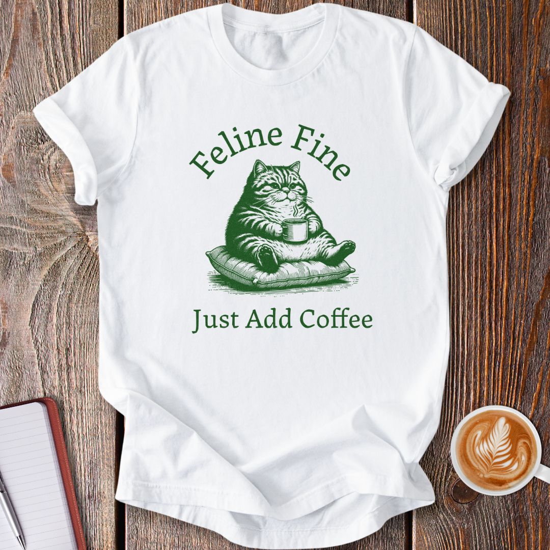 Feline Fine Coffee T-Shirt